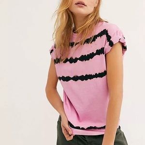 DAYDREAMER x FREE PEOPLE pink tie dye tee